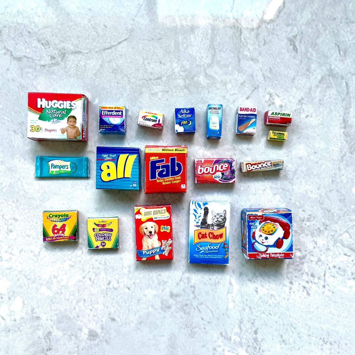 1:12 Miniature Boxed MISC Items – A WeeBitTeeny Modern Mini's