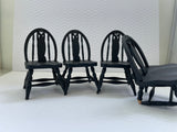 1:12 Scale Miniature Chair Set/w damaged chair SALE