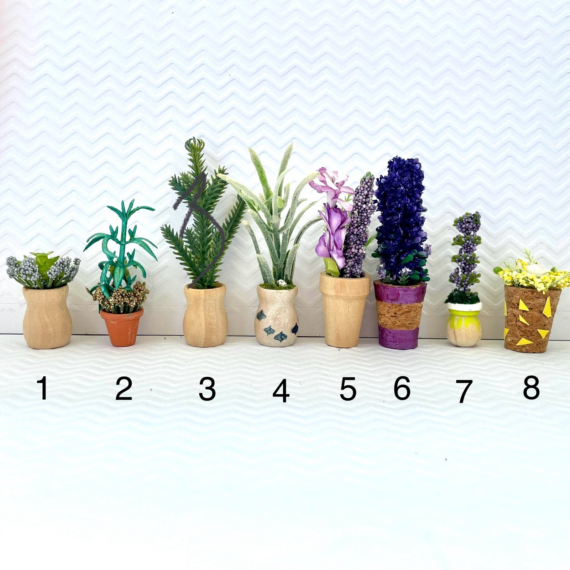 indoor miniature plants 1:12 Miniature Plants 12