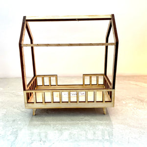1:12 Modern Miniature Baby Crib